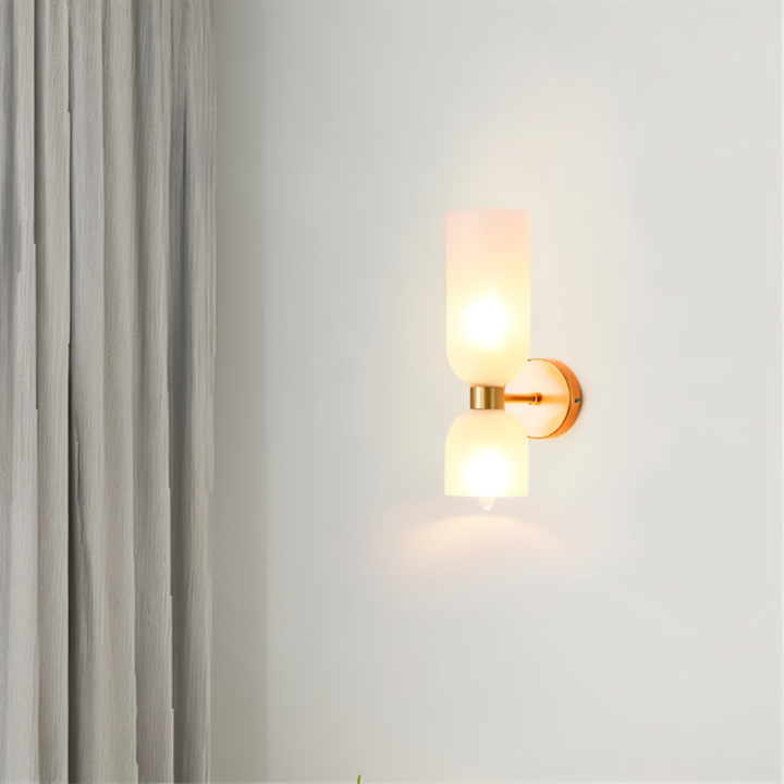 LED Wall Light Up &amp; Down – Modern Glass Lamp for Hallway and Living Area