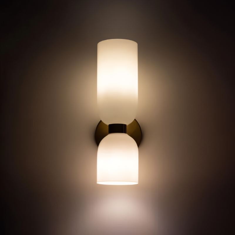 LED Wall Light Up &amp; Down – Modern Glass Lamp for Hallway and Living Area
