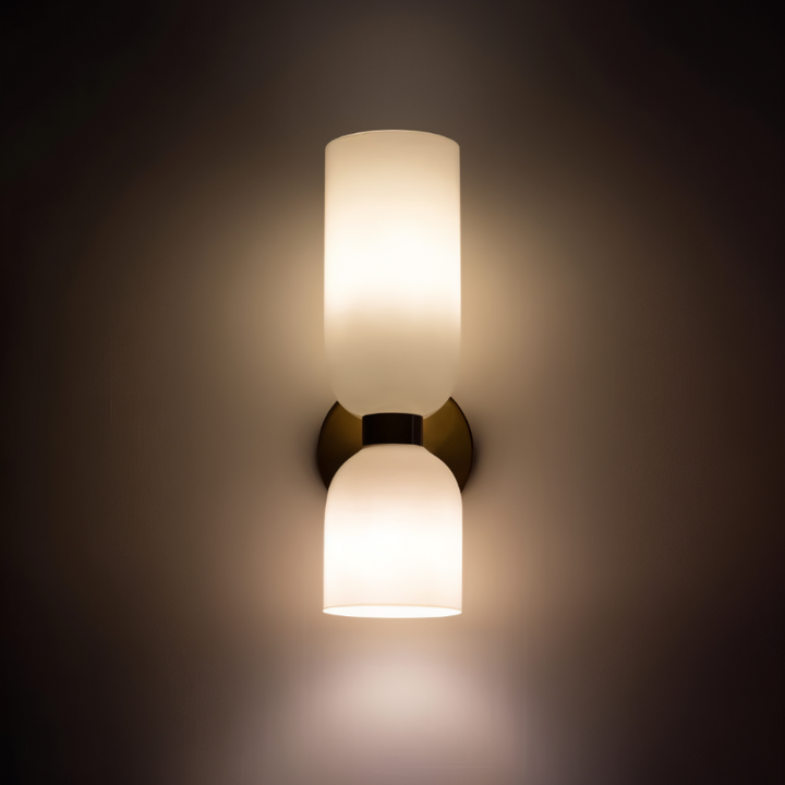LED Wall Light Up &amp; Down – Modern Glass Lamp for Hallway and Living Area