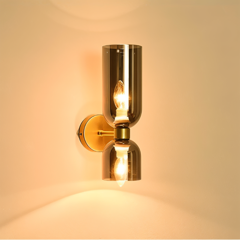 LED Wall Light Up &amp; Down – Modern Glass Lamp for Hallway and Living Area