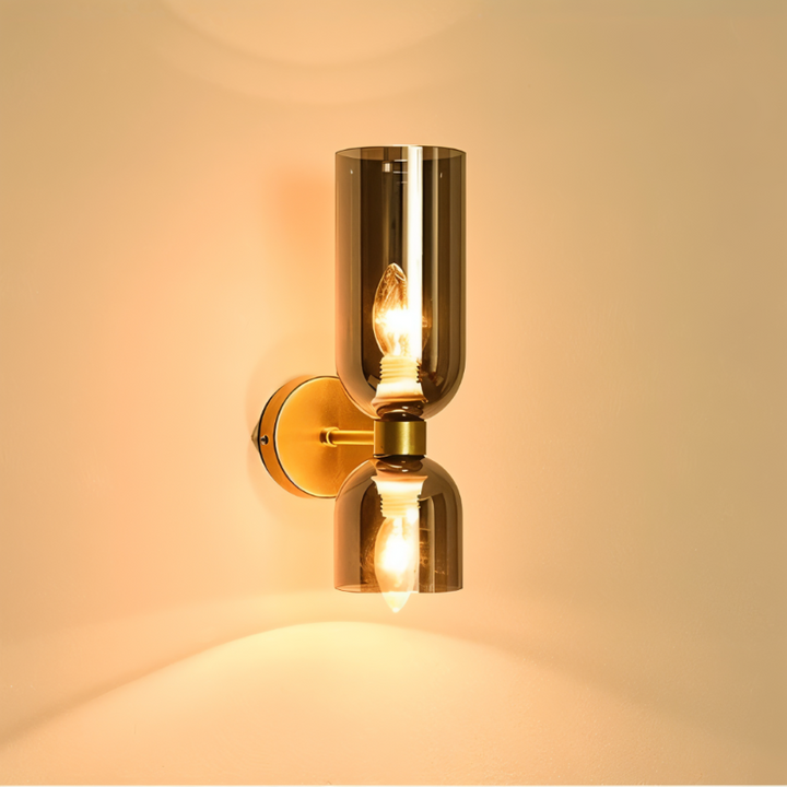 LED Wall Light Up &amp; Down – Modern Glass Lamp for Hallway and Living Area