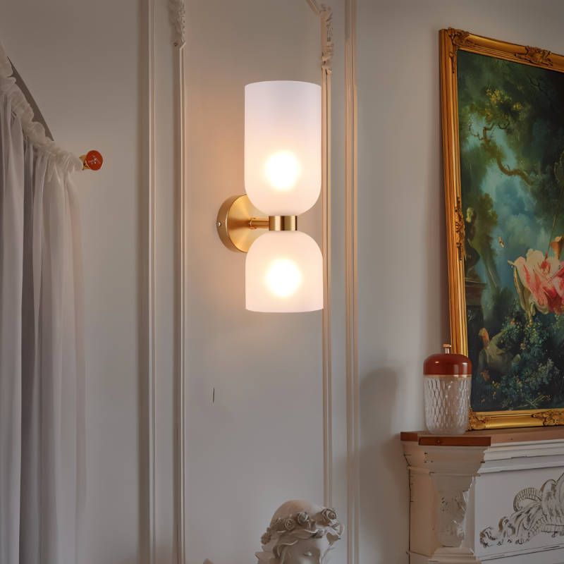 LED Wall Light Up &amp; Down – Modern Glass Lamp for Hallway and Living Area