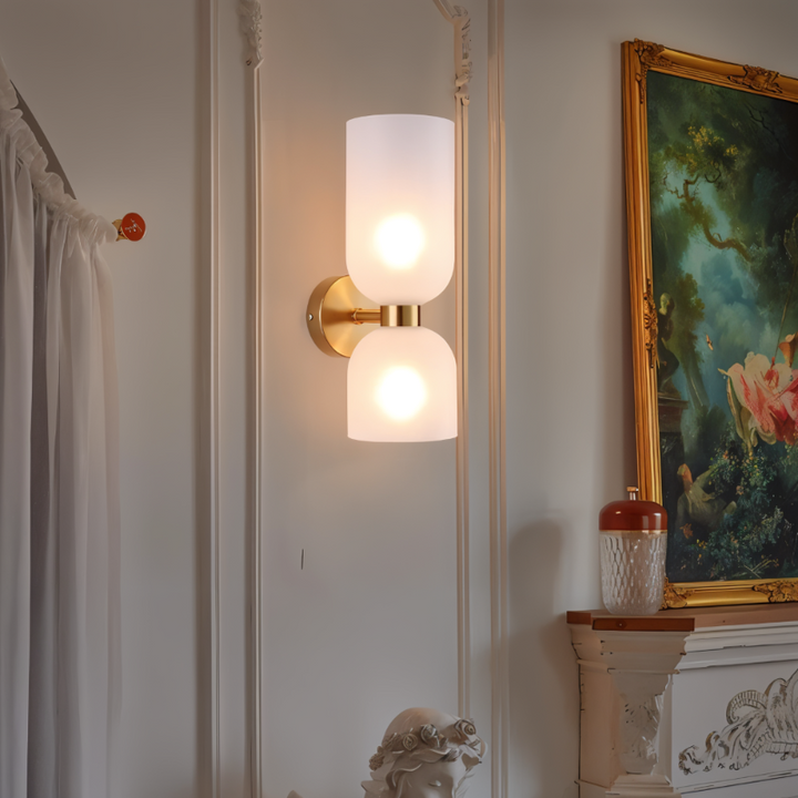 LED Wall Light Up &amp; Down – Modern Glass Lamp for Hallway and Living Area