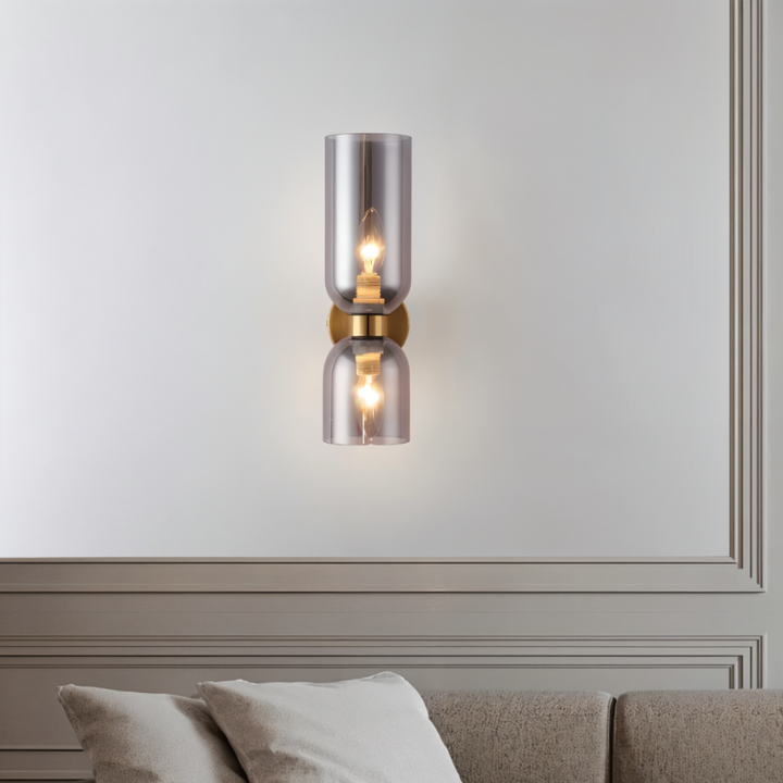 LED Wall Light Up &amp; Down – Modern Glass Lamp for Hallway and Living Area