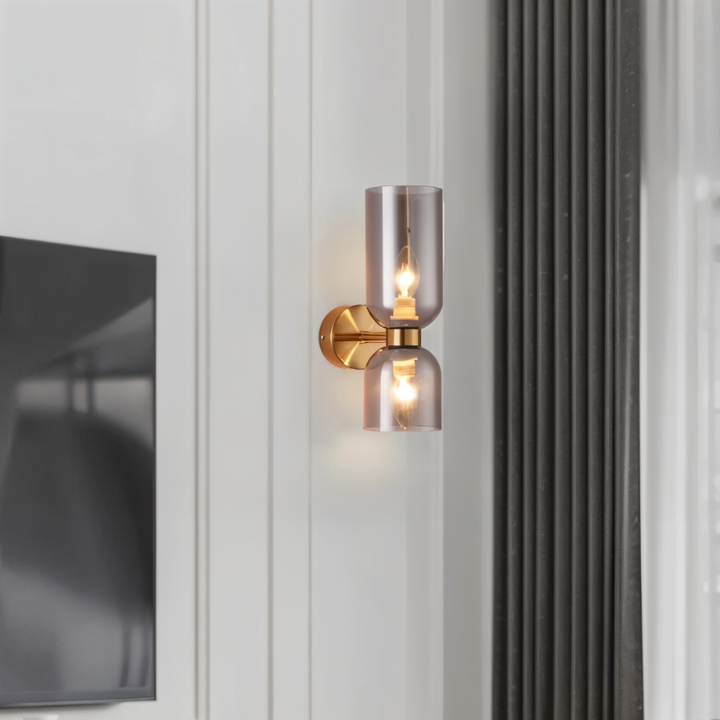 LED Wall Light Up &amp; Down – Modern Glass Lamp for Hallway and Living Area