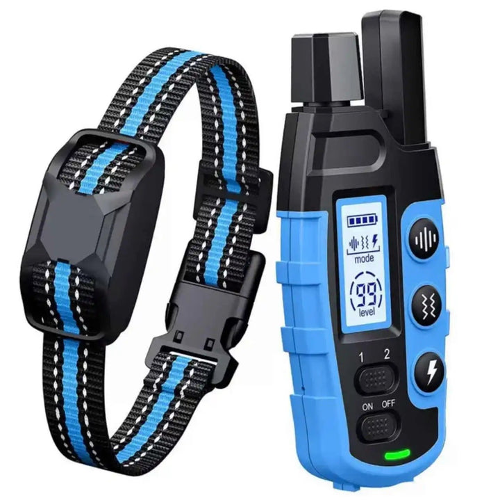 Waterproof dog training collar with remote control &amp; 1000m range