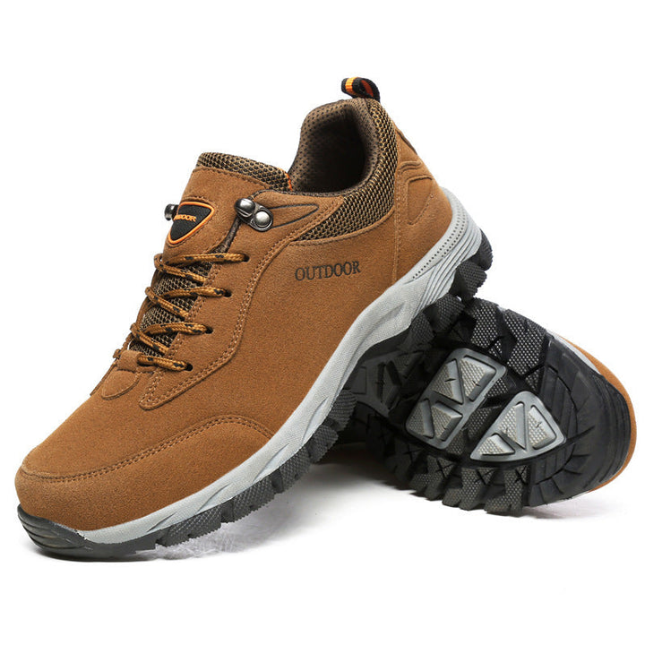 Men's hiking boots with non-slip sole 