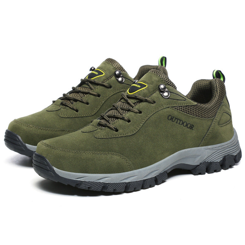 Men's hiking boots with non-slip sole 