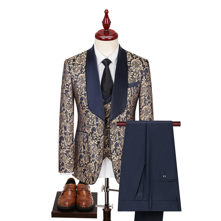 Men's 3-Piece Floral Suit Set | Wedding &amp; Formal Occasions