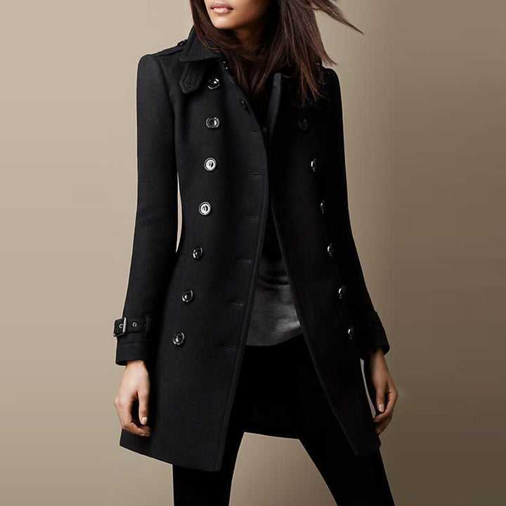 Women's Long Winter Coat with Stylish Design 