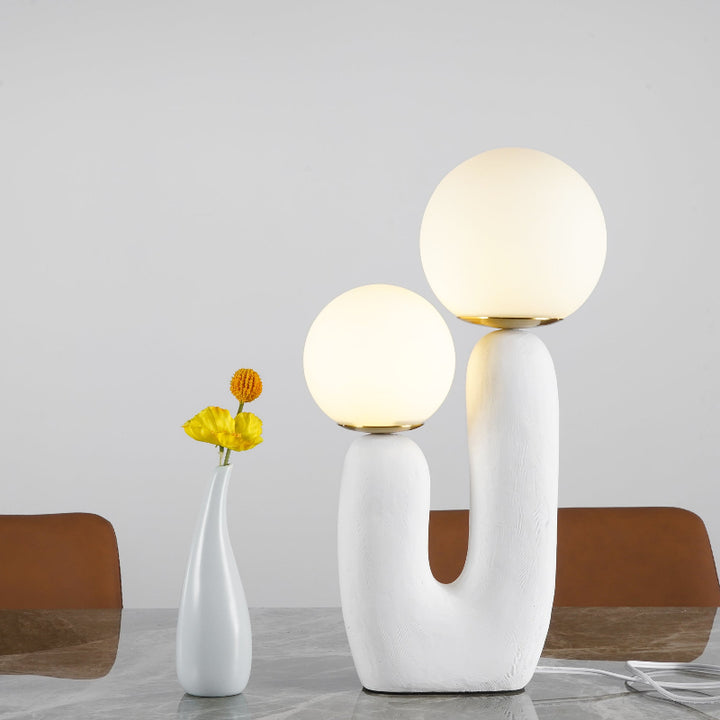 Scandinavian resin table lamp for children's and bedrooms