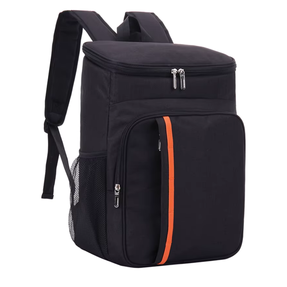 Cooler backpack with long cooling performance and water-repellent design