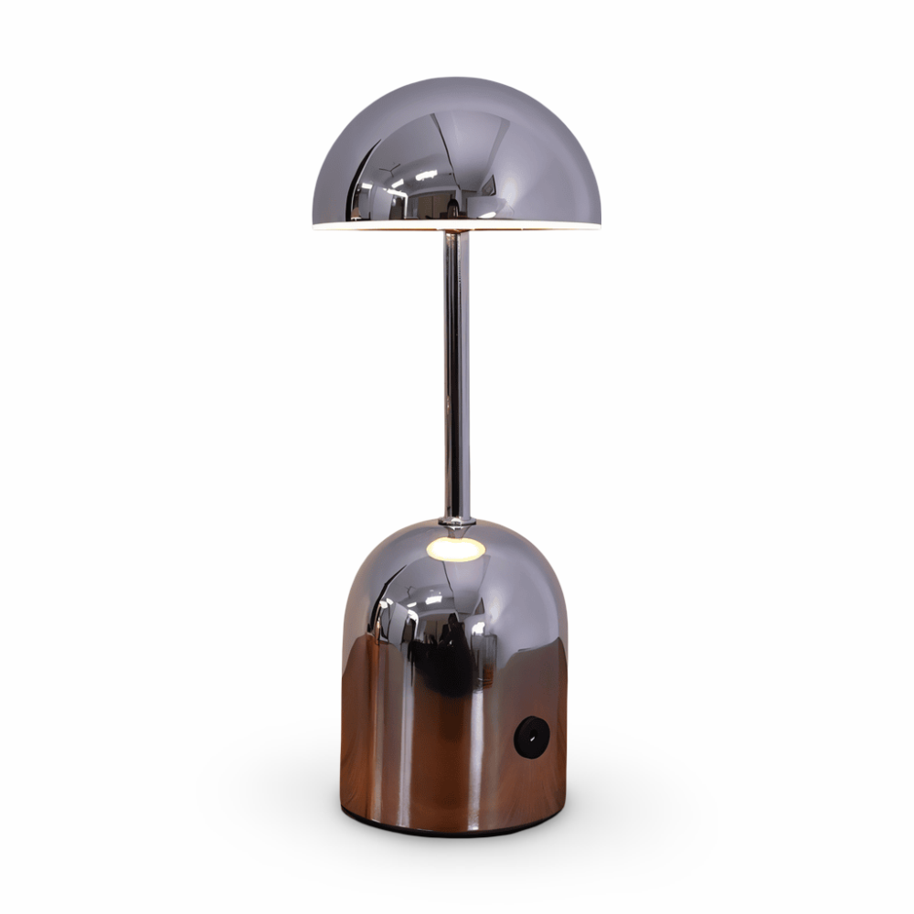 Table lamp, metal dome design – Modern LED accent lighting