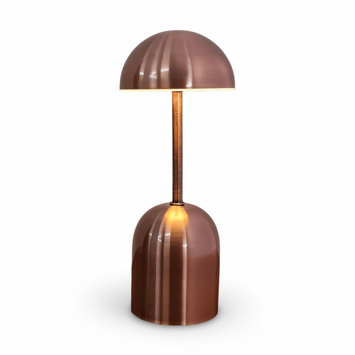 Table lamp, metal dome design – Modern LED accent lighting