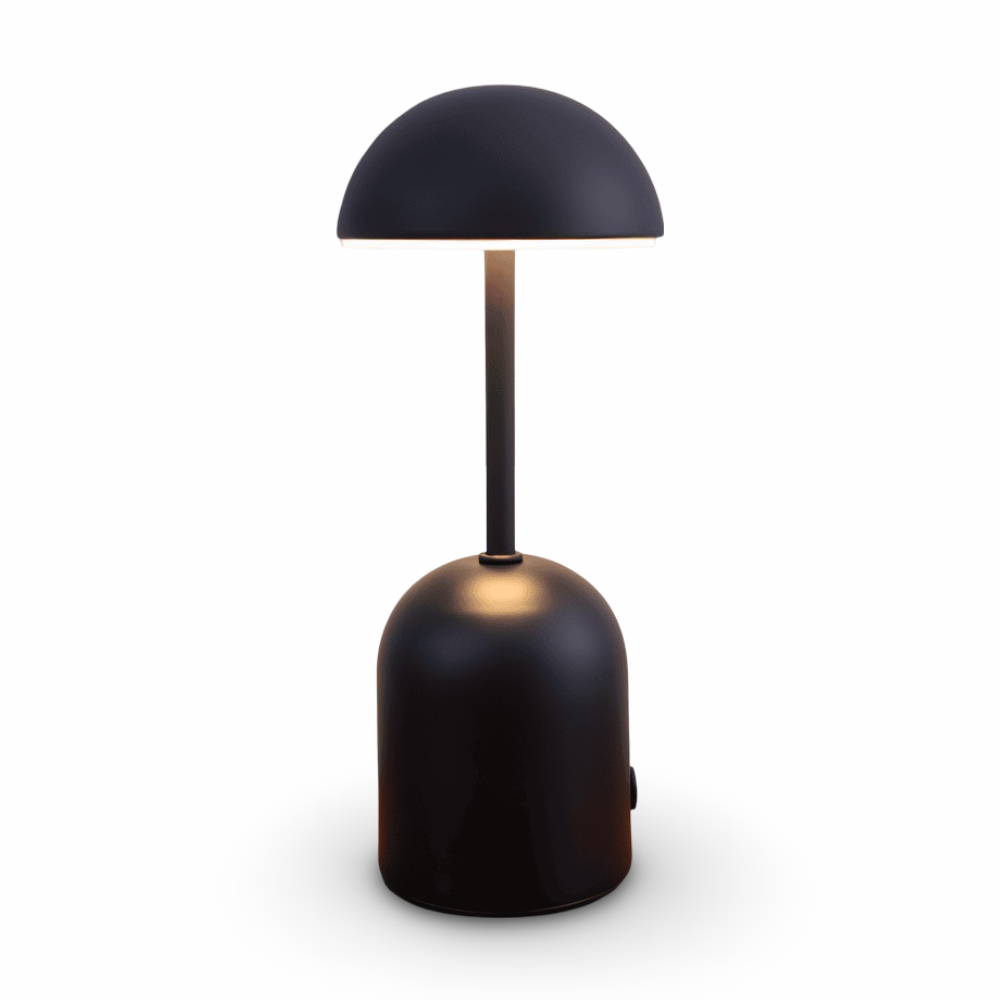 Table lamp, metal dome design – Modern LED accent lighting