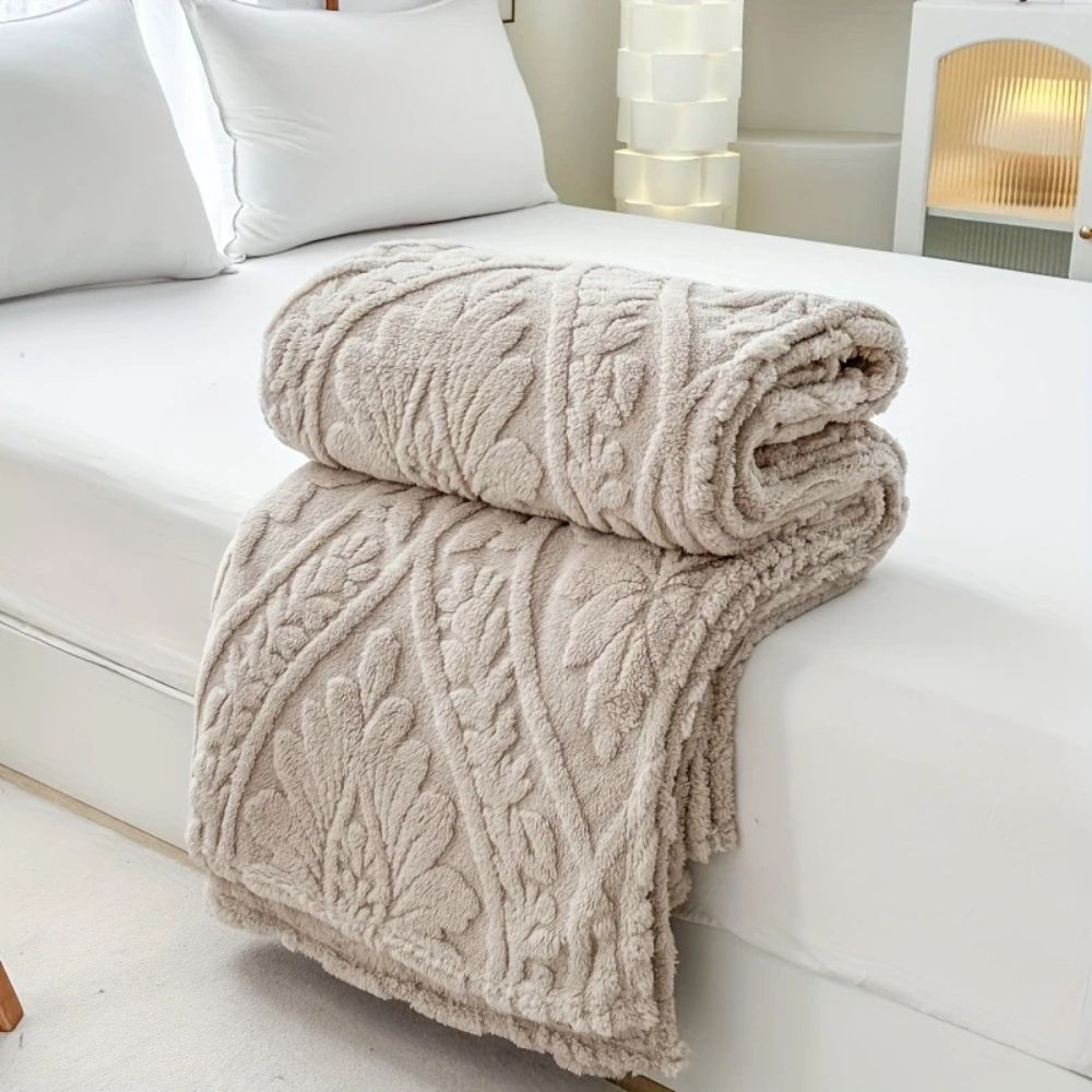 French blanket in classic style for sofa and bed 