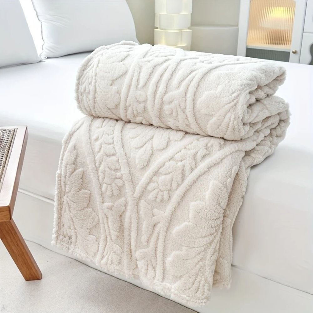 French blanket in classic style for sofa and bed 