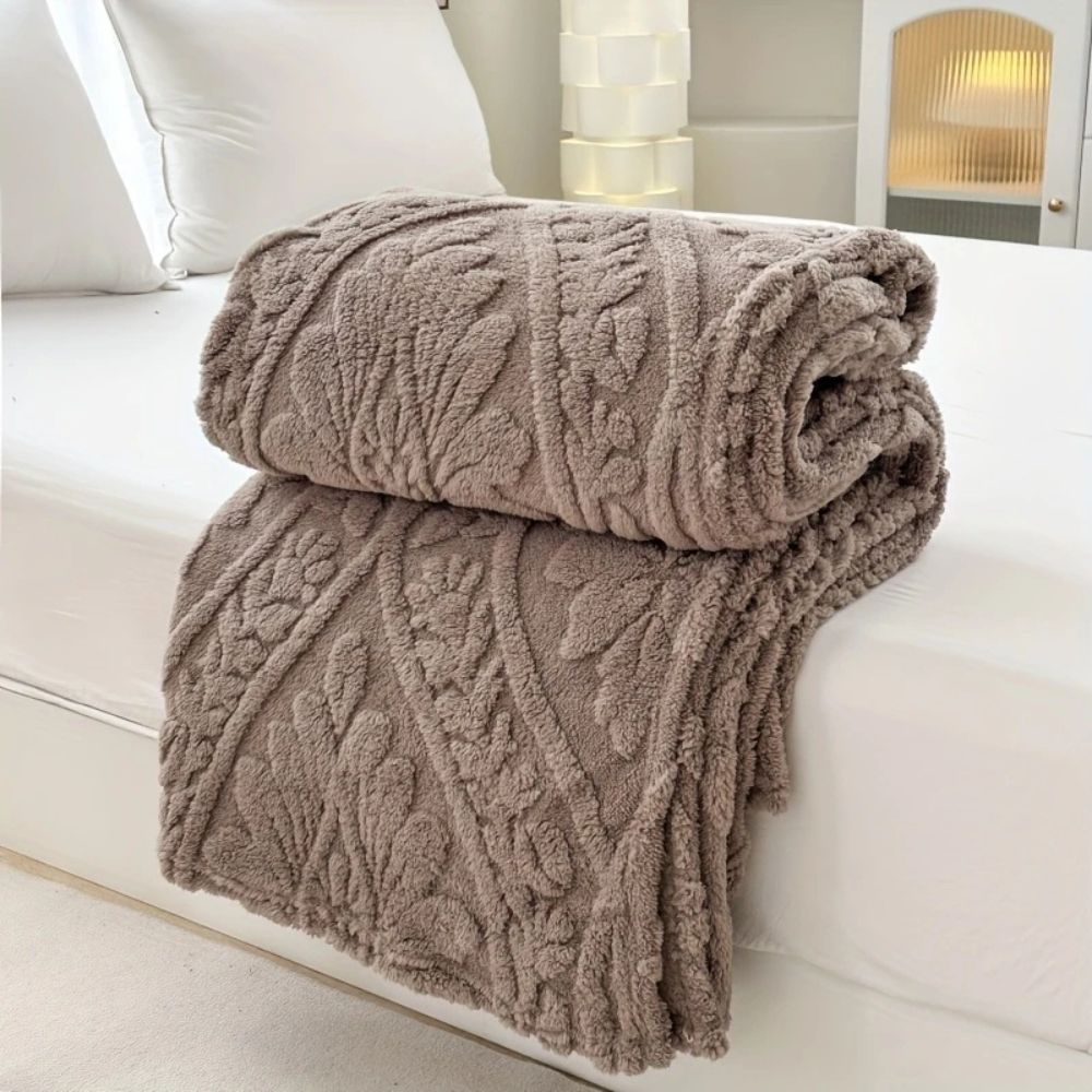 French blanket in classic style for sofa and bed 