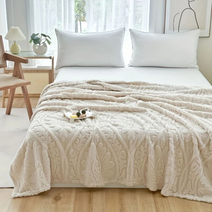 French blanket in classic style for sofa and bed 
