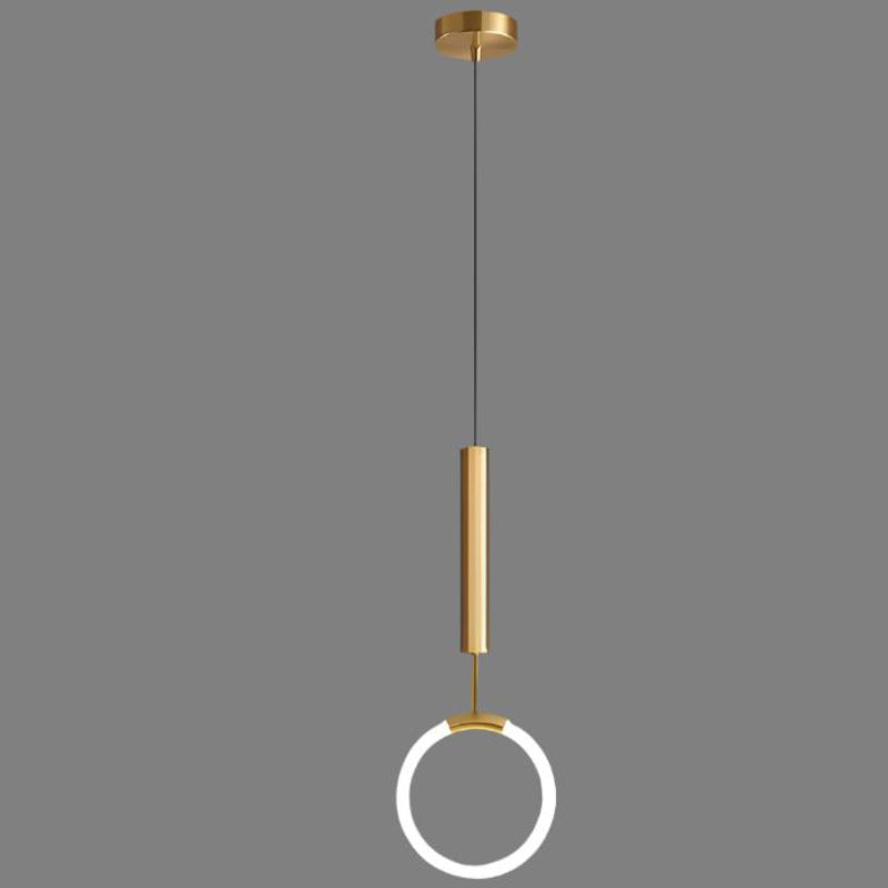Moderne Pendelleuchte – Skandinavisches Design in Gold