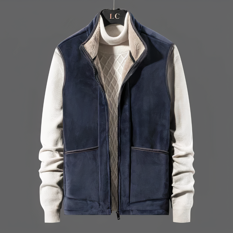 Men's Cashmere Vest with Classic Design 