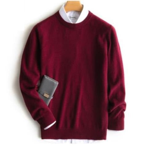 Men's Cashmere Sweater with Classic Cut