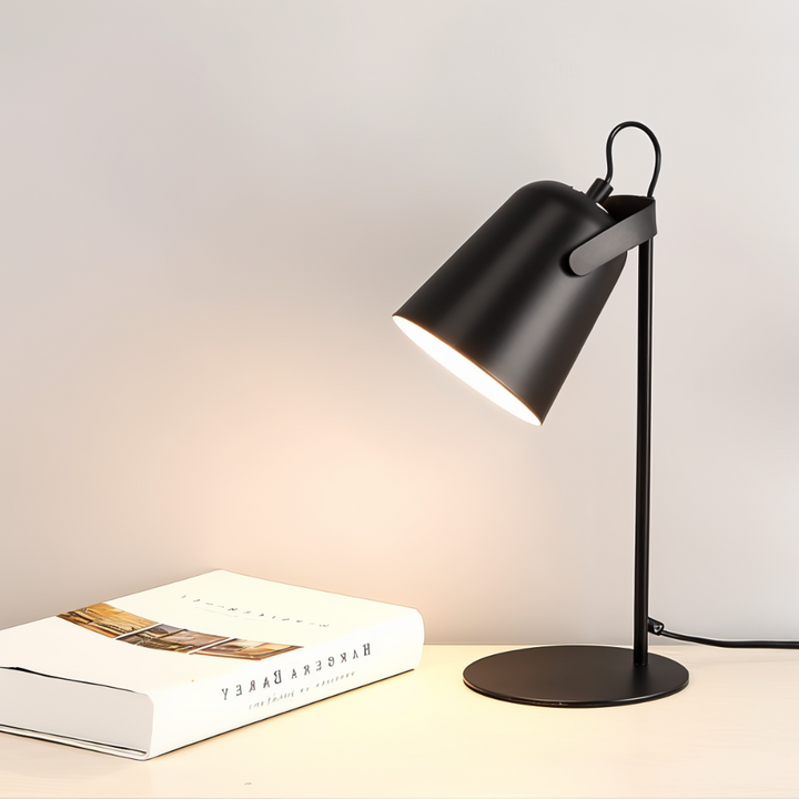 Rotating LED table lamp in a modern design
