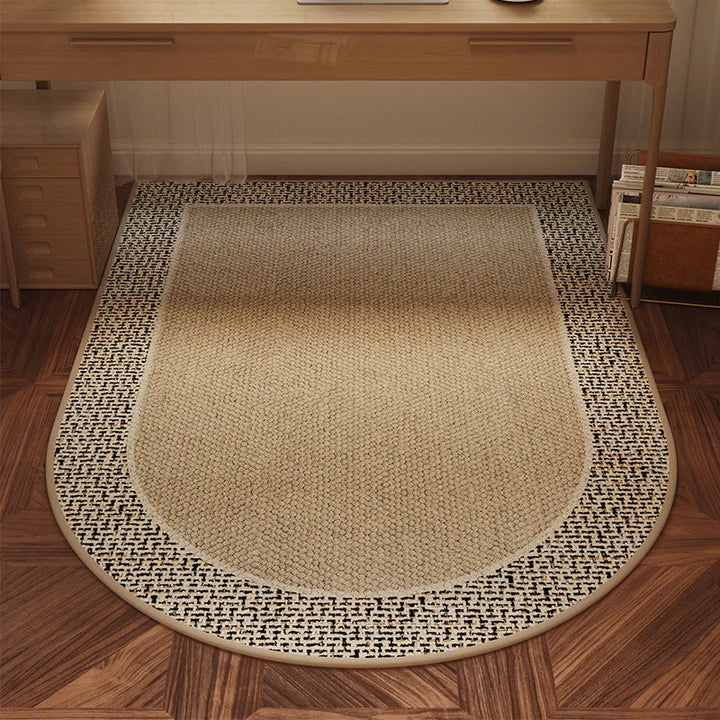 Non-slip carpet mat for desk areas in a modern design