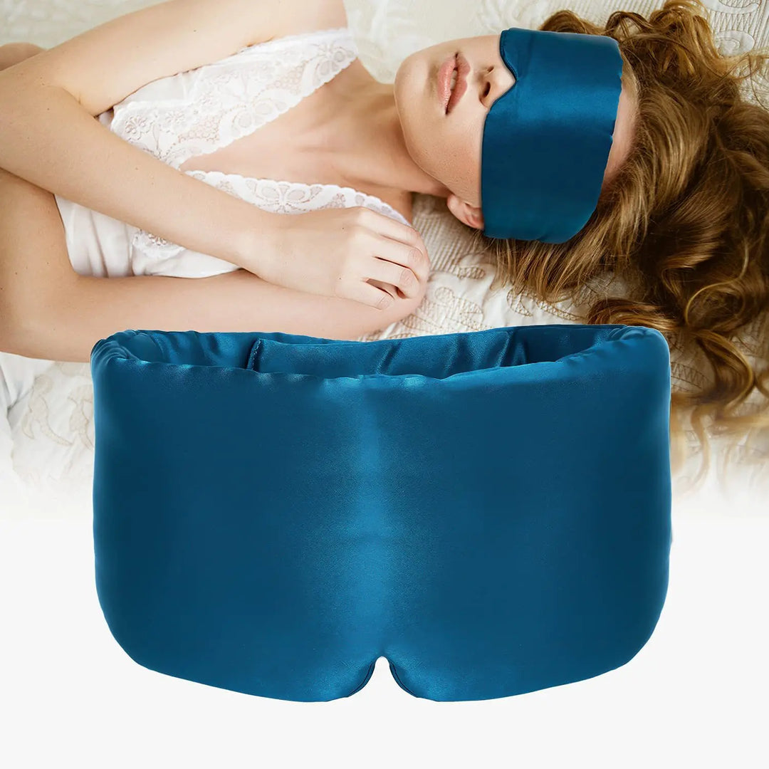 Blackout sleep mask for women with adjustable strap