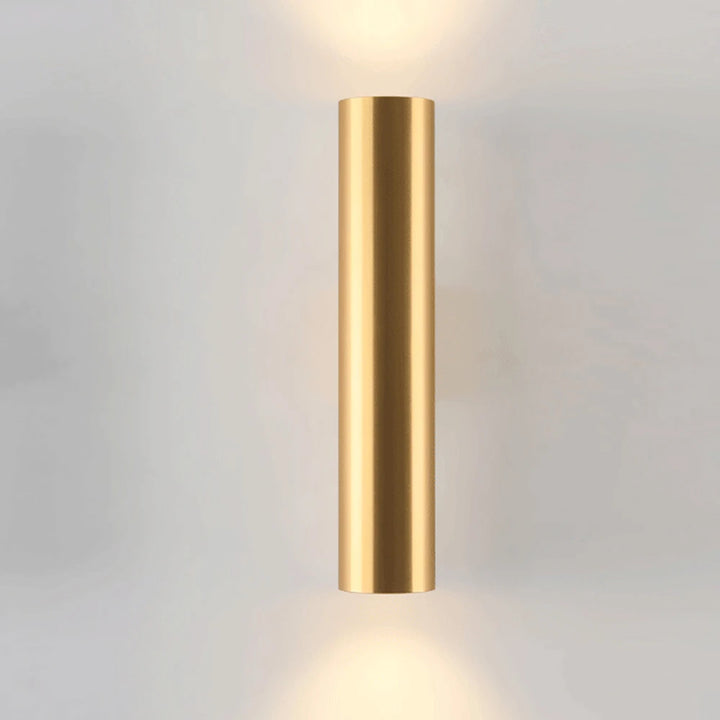 Modern aluminum wall light with LED lighting for bedrooms and hallways