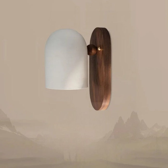 Natural minimalist LED wall light for living room and bedroom