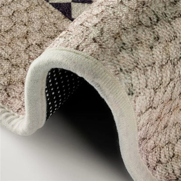 Non-slip carpet mat for desk areas in a modern design