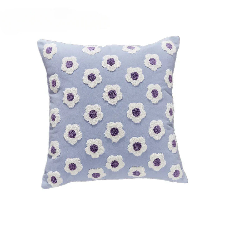 Kissenbezug Jacquard Mit Stickerei 45 x 45 cm
