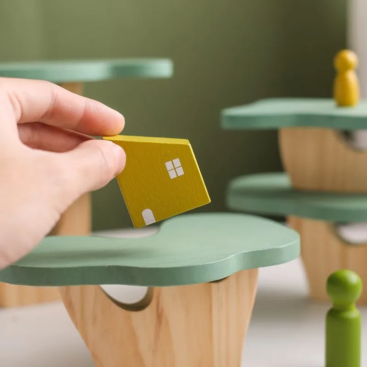 Montessori Tree Block Wooden Toy – Decorative and Educational