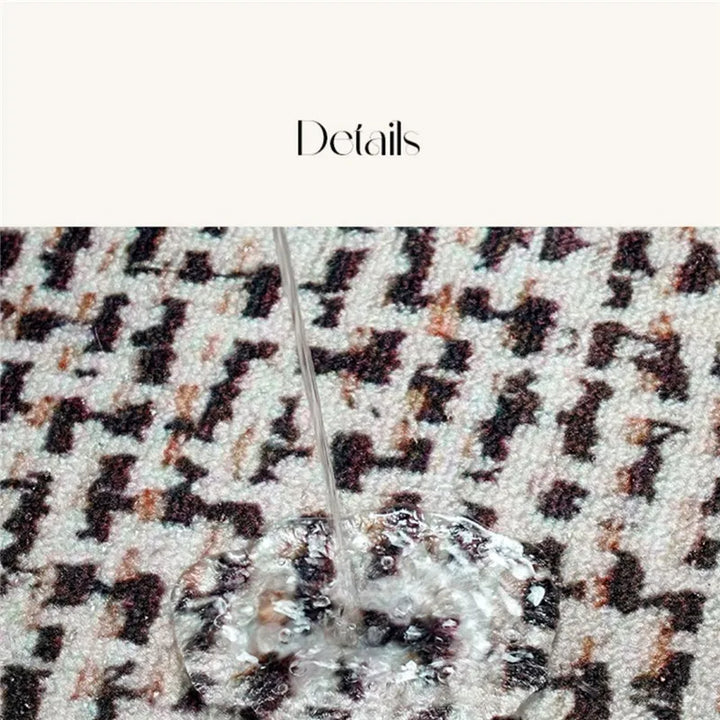 Non-slip carpet mat for desk areas in a modern design