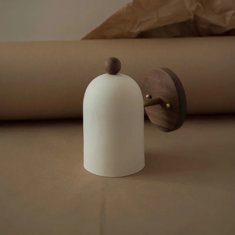 Natural minimalist LED wall light for living room and bedroom