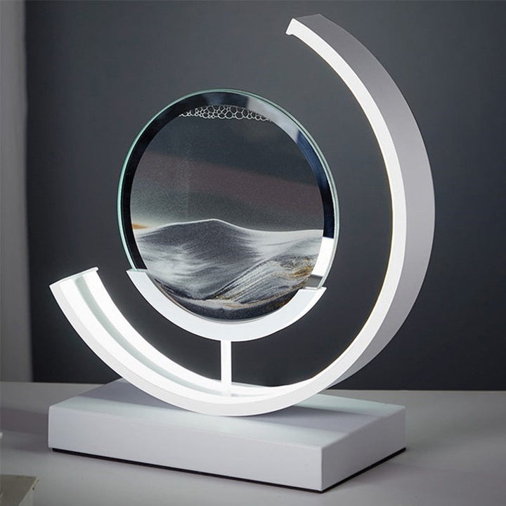 Calming Sand Art Table Lamp - Peaceful Home Decoration