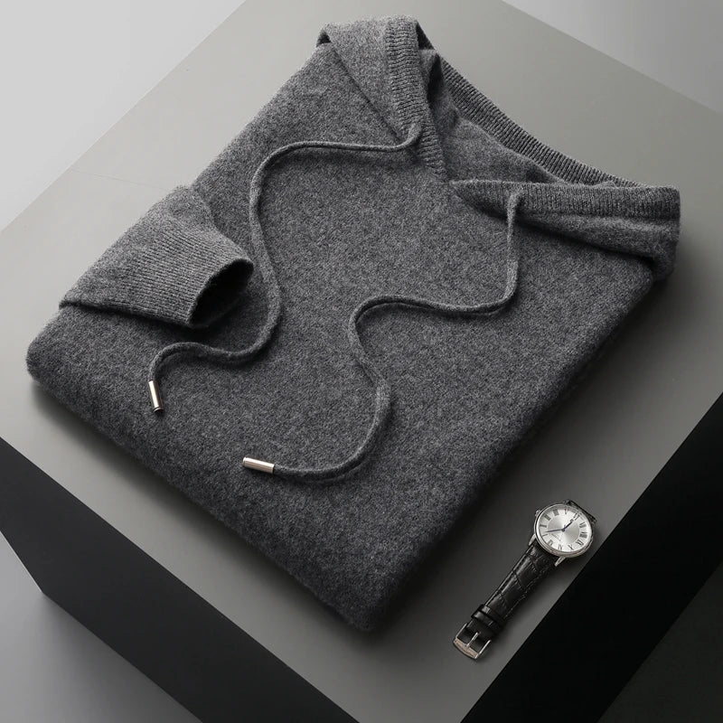 Men's Hoodie with a Relaxed Fit 