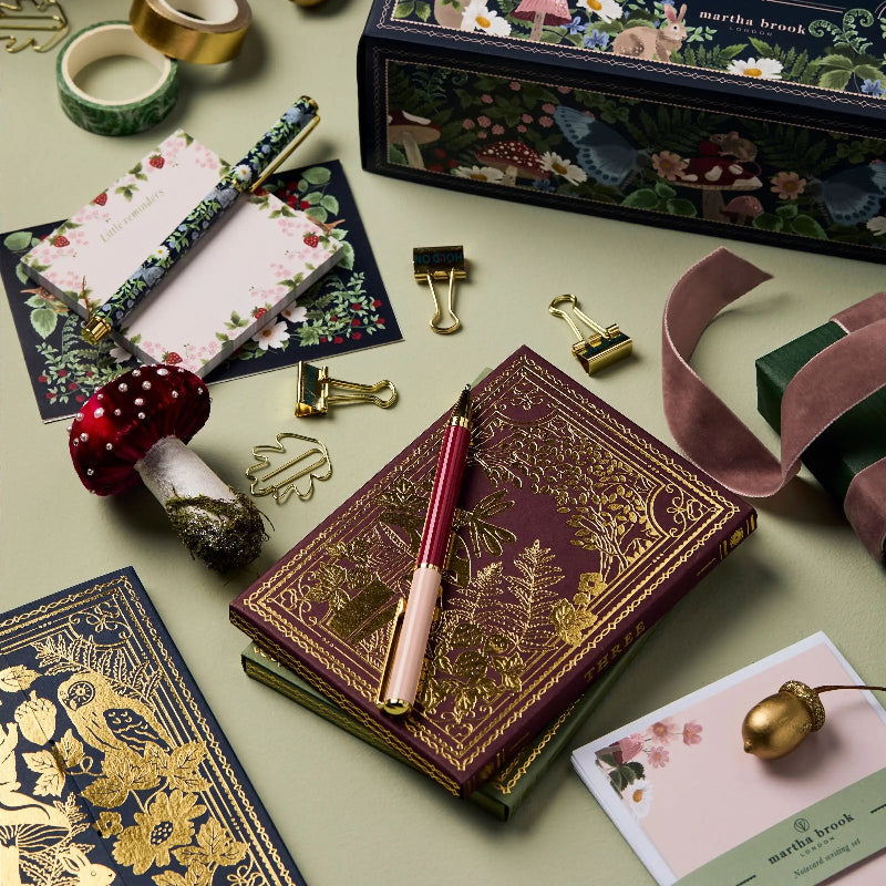 Advent calendar with 24 creative stationery items