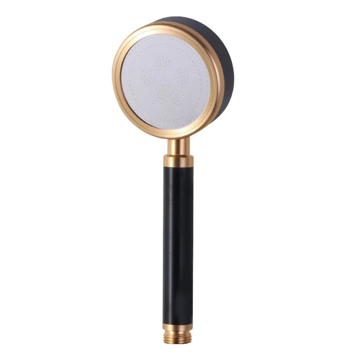 Modern shower head set with high pressure function and wall bracket