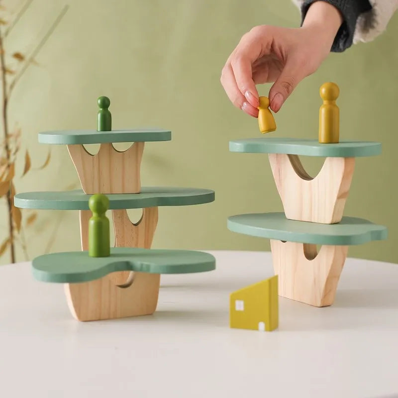 Montessori Tree Block Wooden Toy – Decorative and Educational
