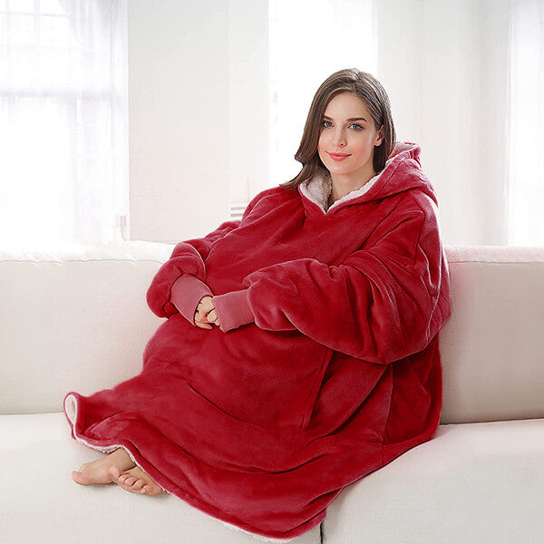 Women's Oversized Hooded Blanket Sweatshirt