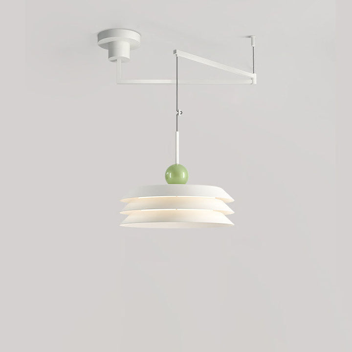 Moderne dreischichtige Hängeleuchte im minimalistischen Design