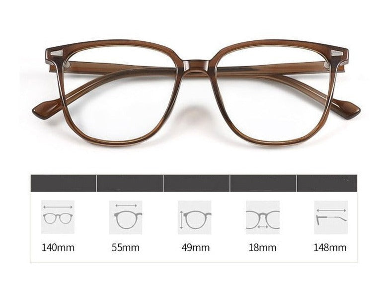 Lightweight prescription glasses with blue light filter – stylish &amp; easy on the eyes