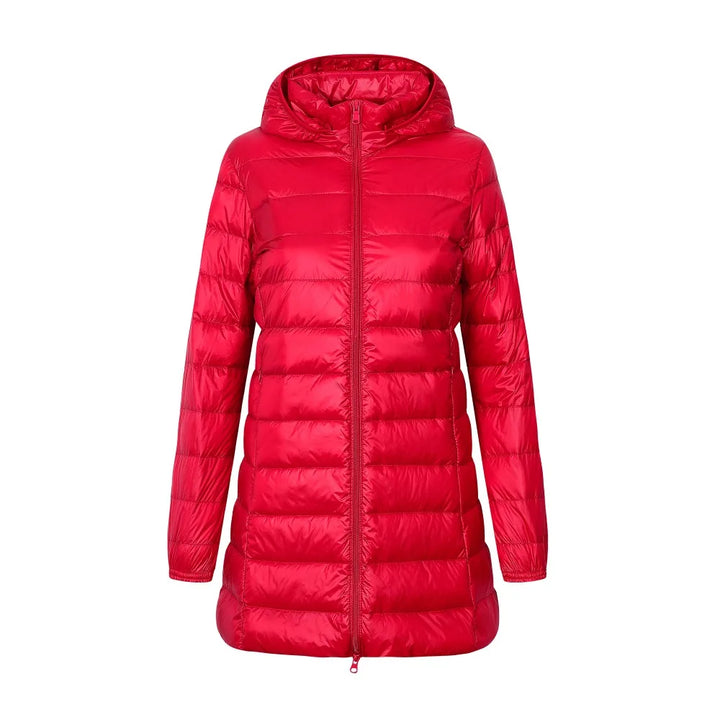 Women's Winter Down Jacket Long with Hood