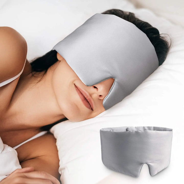Blackout sleep mask for women with adjustable strap
