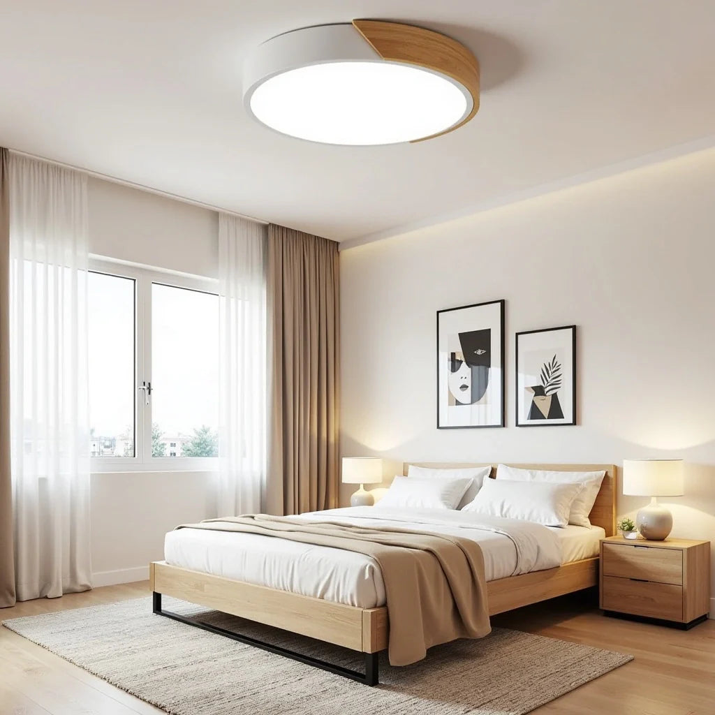 Modern Scandinavian ceiling light for living room and bedroom