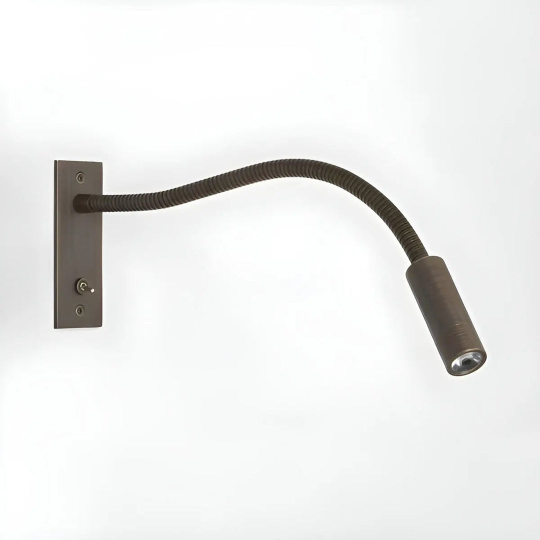 Detailansicht der LED-Wandleuchte mit flexiblem Lesearm