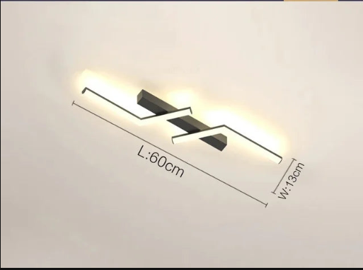 Modern LED ceiling light – slim, bright &amp; with remote control