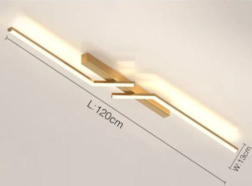 Modern LED ceiling light – slim, bright &amp; with remote control